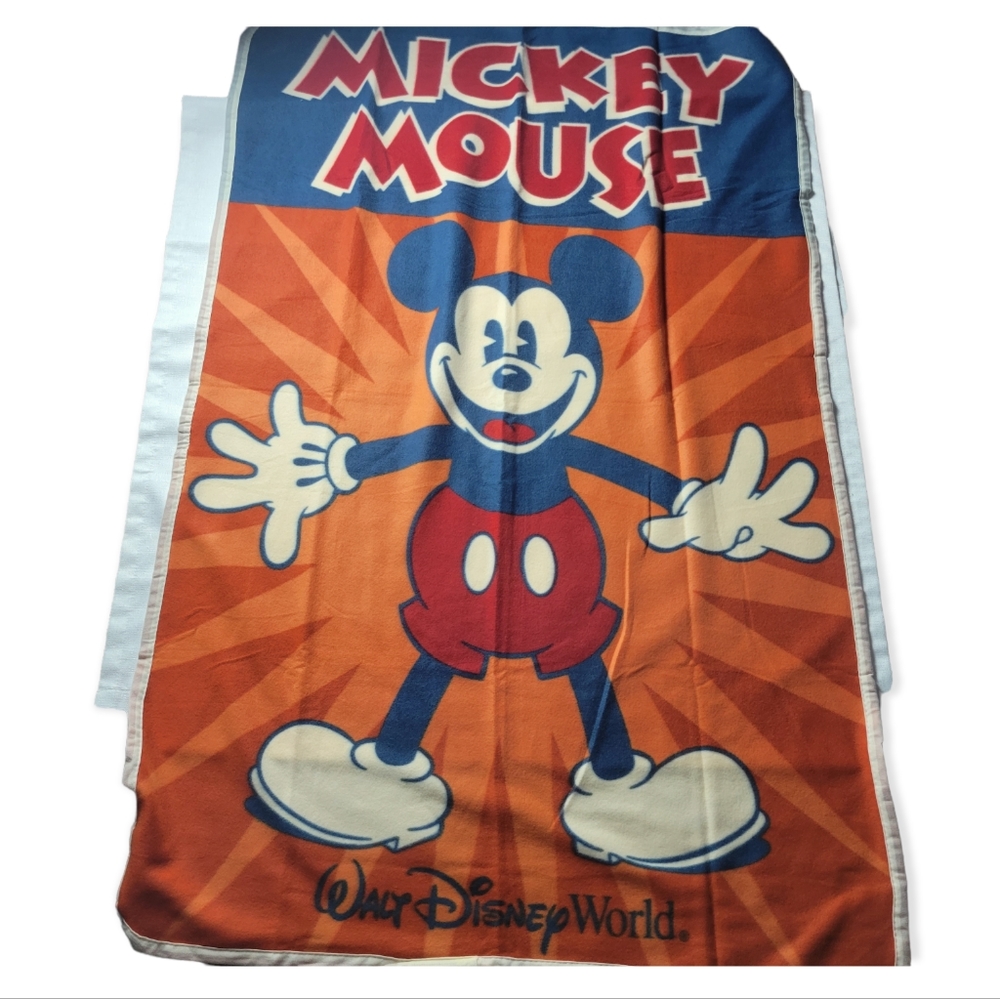 Disney Parks Mickey‎ Mouse Fleece Throw Blanket Bag